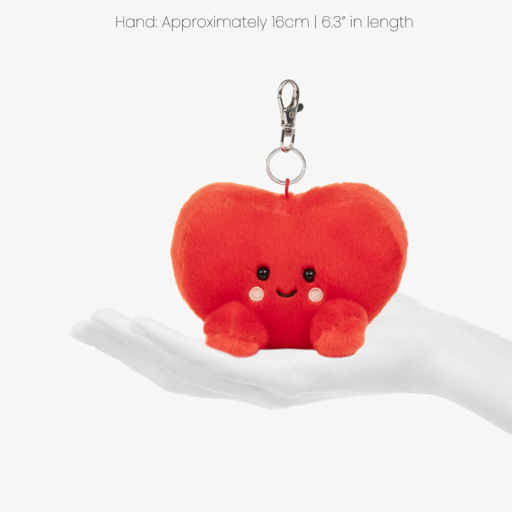 Aurora-Брелок для сумки Amore красный в форме сердца для девочек (11см) | Childrensalon