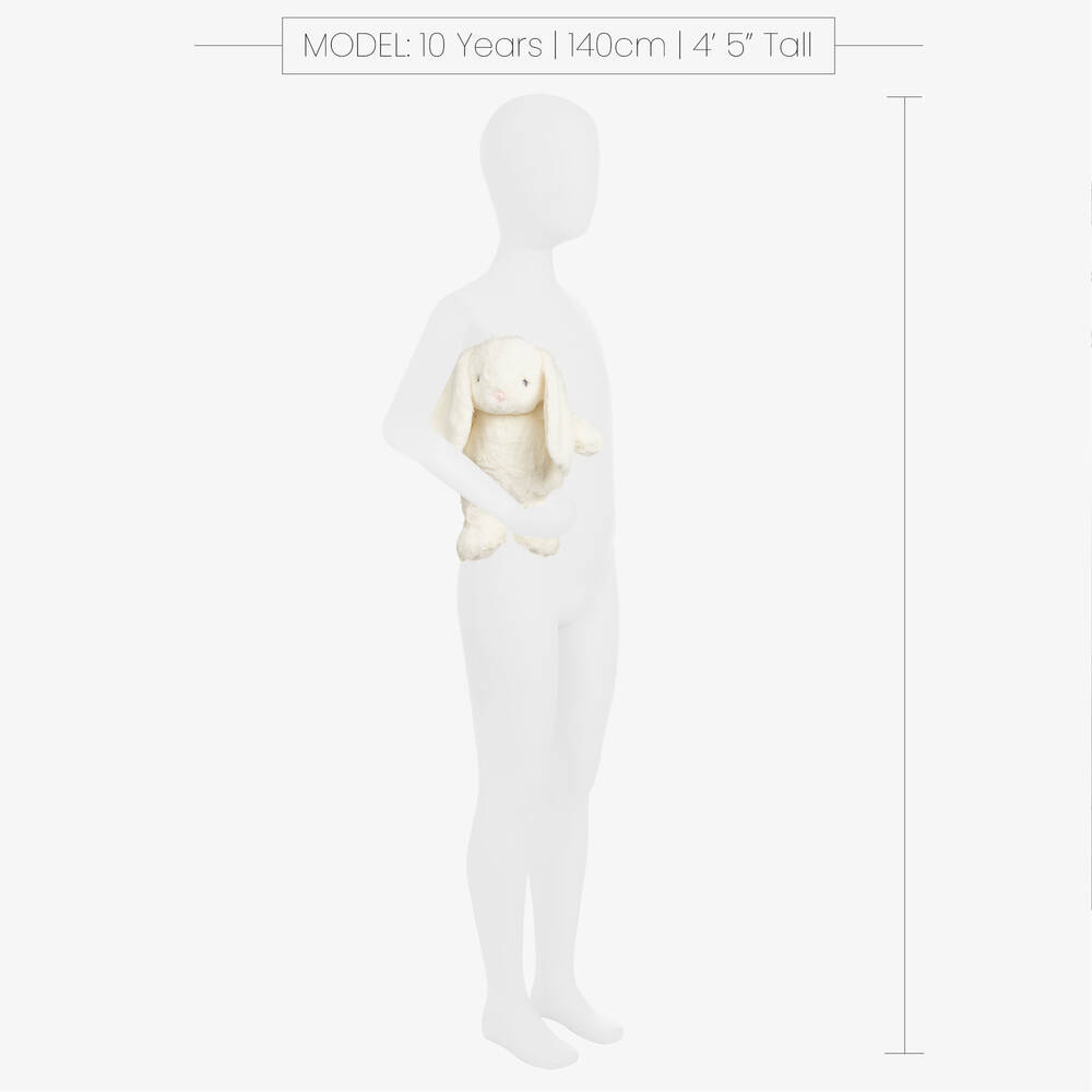 Aurora-Ivory Bunny Rabbit Plush Soft Toy (33cm) | Childrensalon