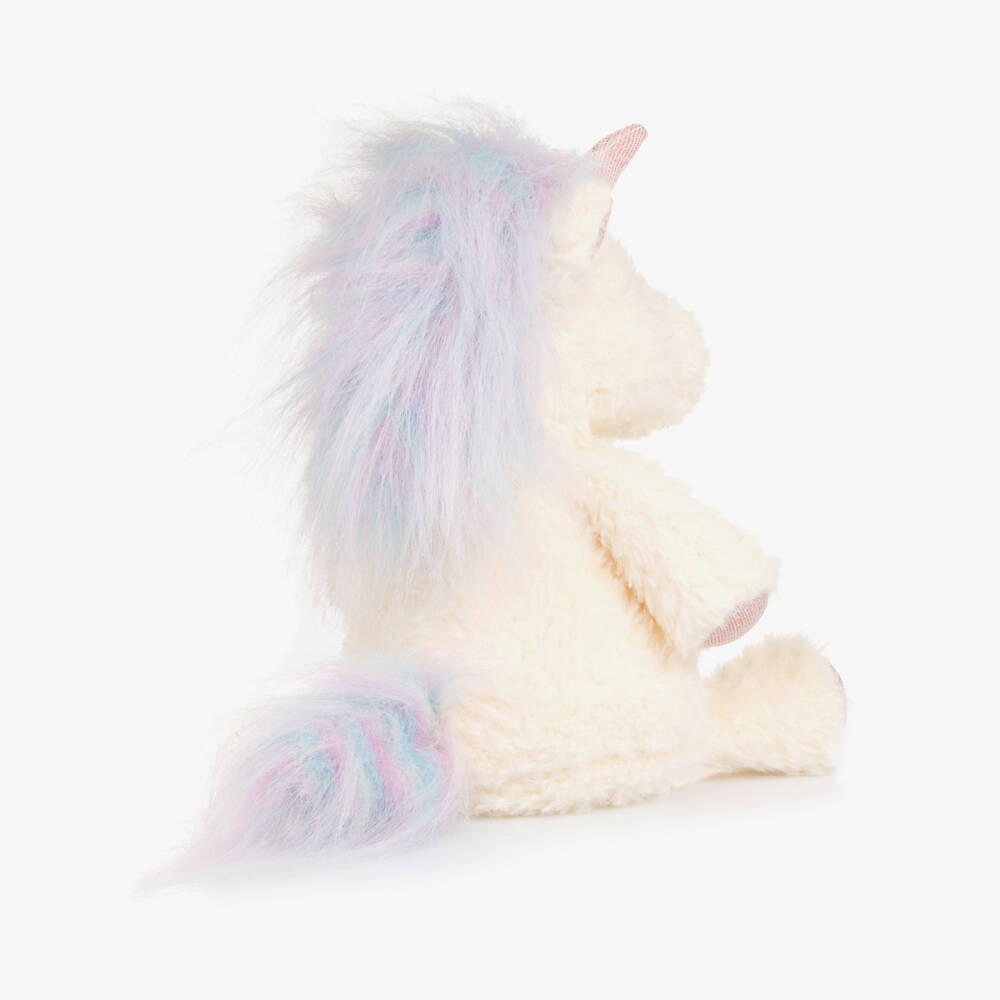 Aurora-Ivory Unicorn Soft Toy (25cm) | Childrensalon