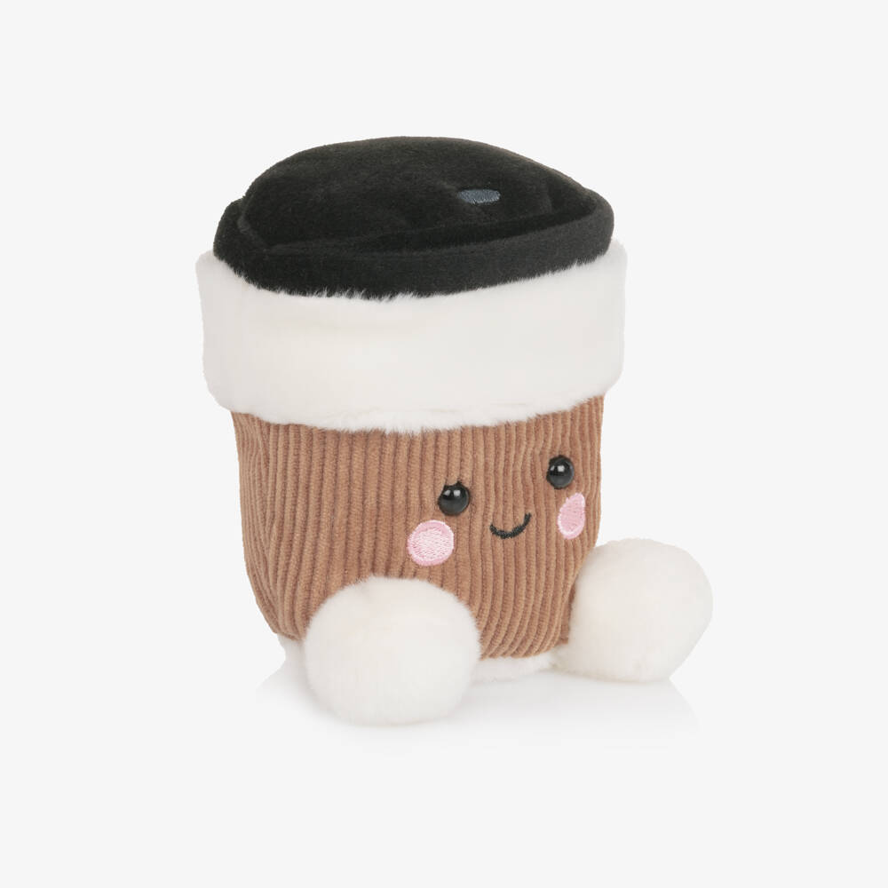 Aurora-Light Brown Essie Coffee Cup Soft Toy (13cm) | Childrensalon