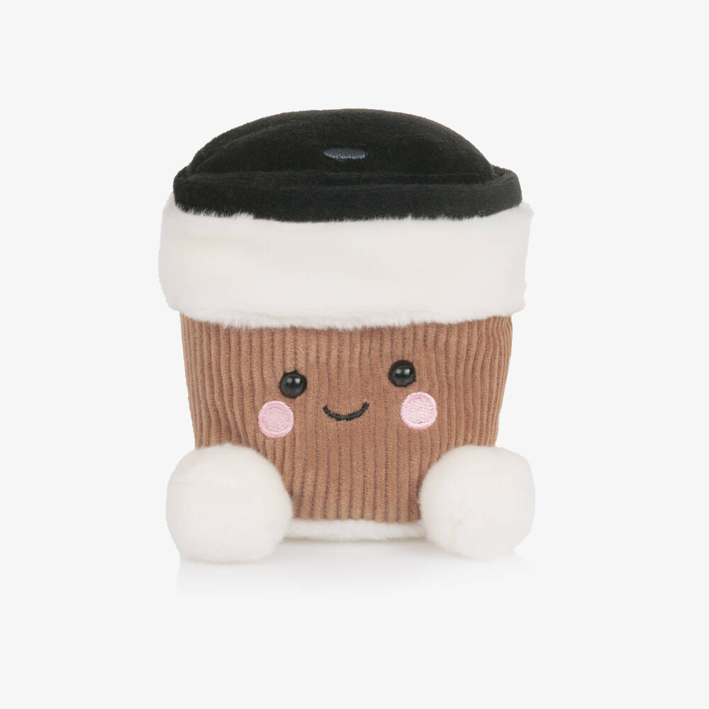 Aurora-Light Brown Essie Coffee Cup Soft Toy (13cm) | Childrensalon