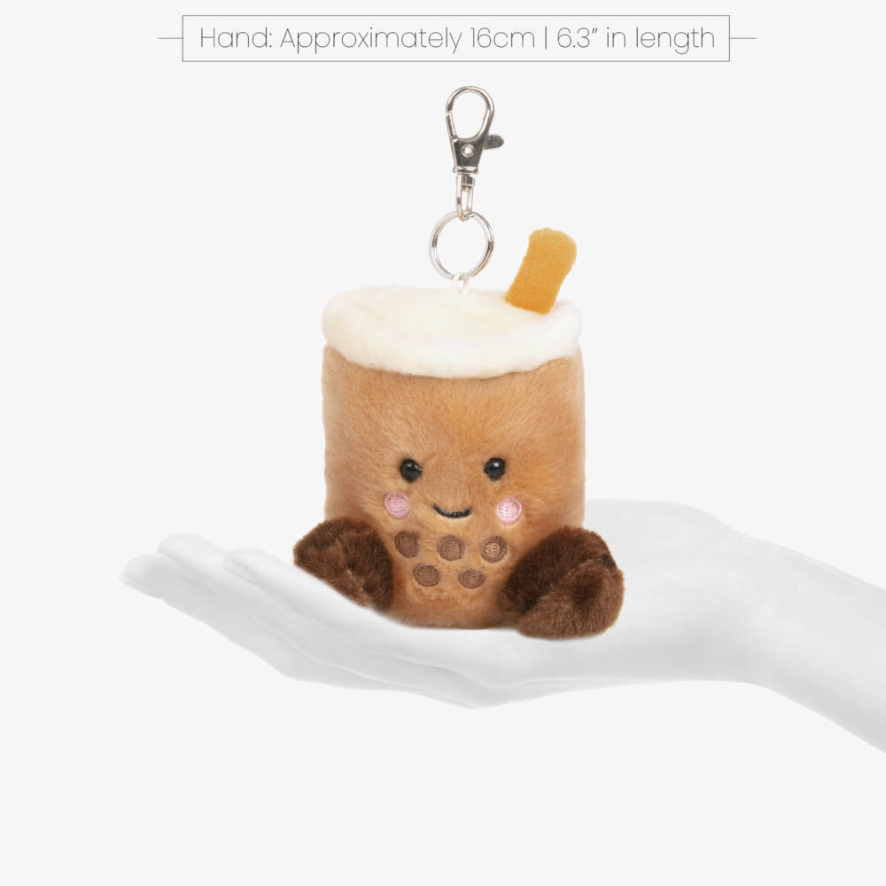 Aurora-Milky Tea Boba Soft Toy Clip-On Bag Charm (11cm) | Childrensalon