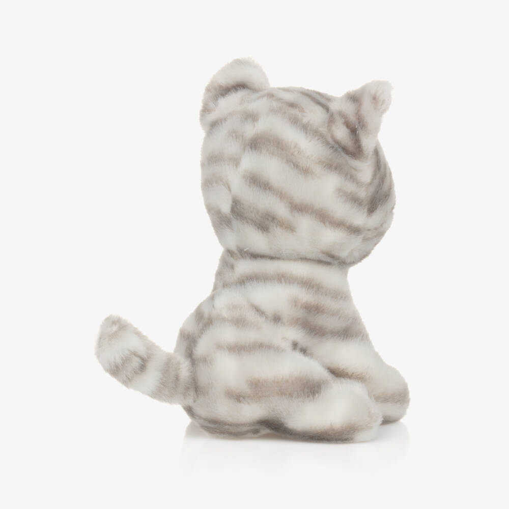 Aurora-Misty Grey Tabby Cat Soft Toy (16cm) | Childrensalon