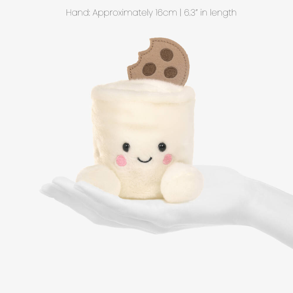Aurora-Off-White Duncan Milk & Cookies Palm Pals (13cm) | Childrensalon