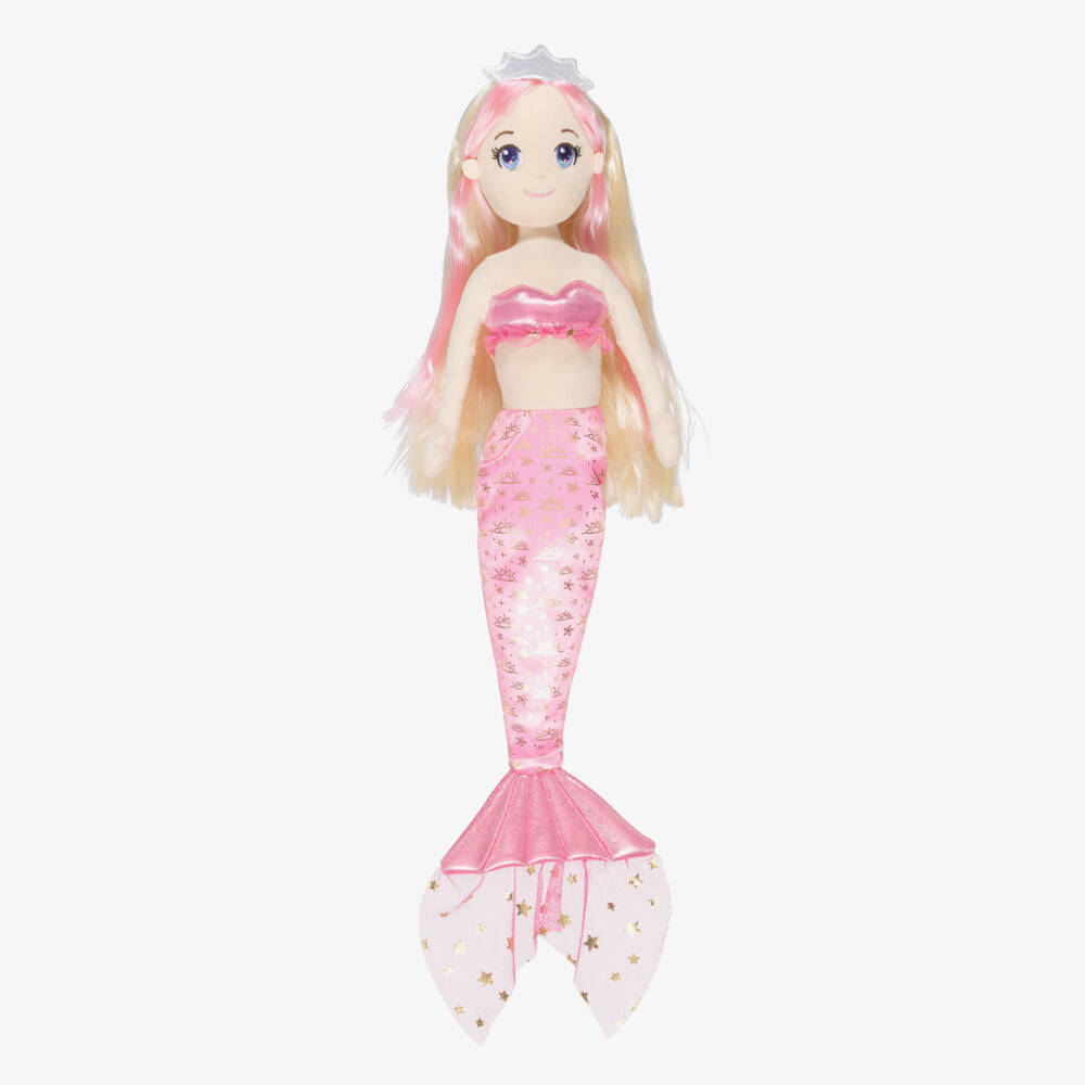 Aurora-Pink Soleil Mermaid Soft Toy (51cm) | Childrensalon