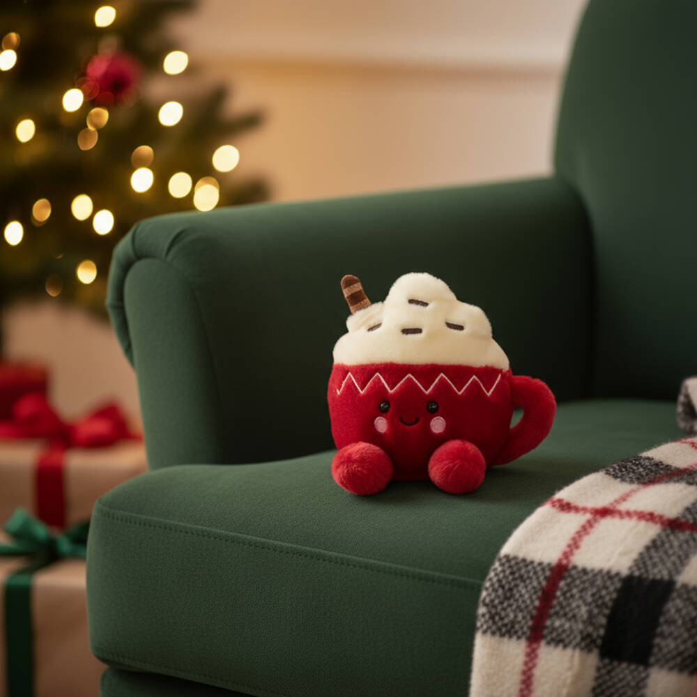 Aurora-Red Cassia Hot Cocoa Soft Toy (15cm) | Childrensalon