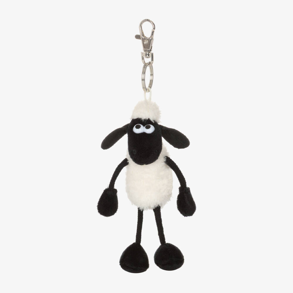 Aurora-Shaun The Sheep Faux Fur Key Ring (19cm) | Childrensalon