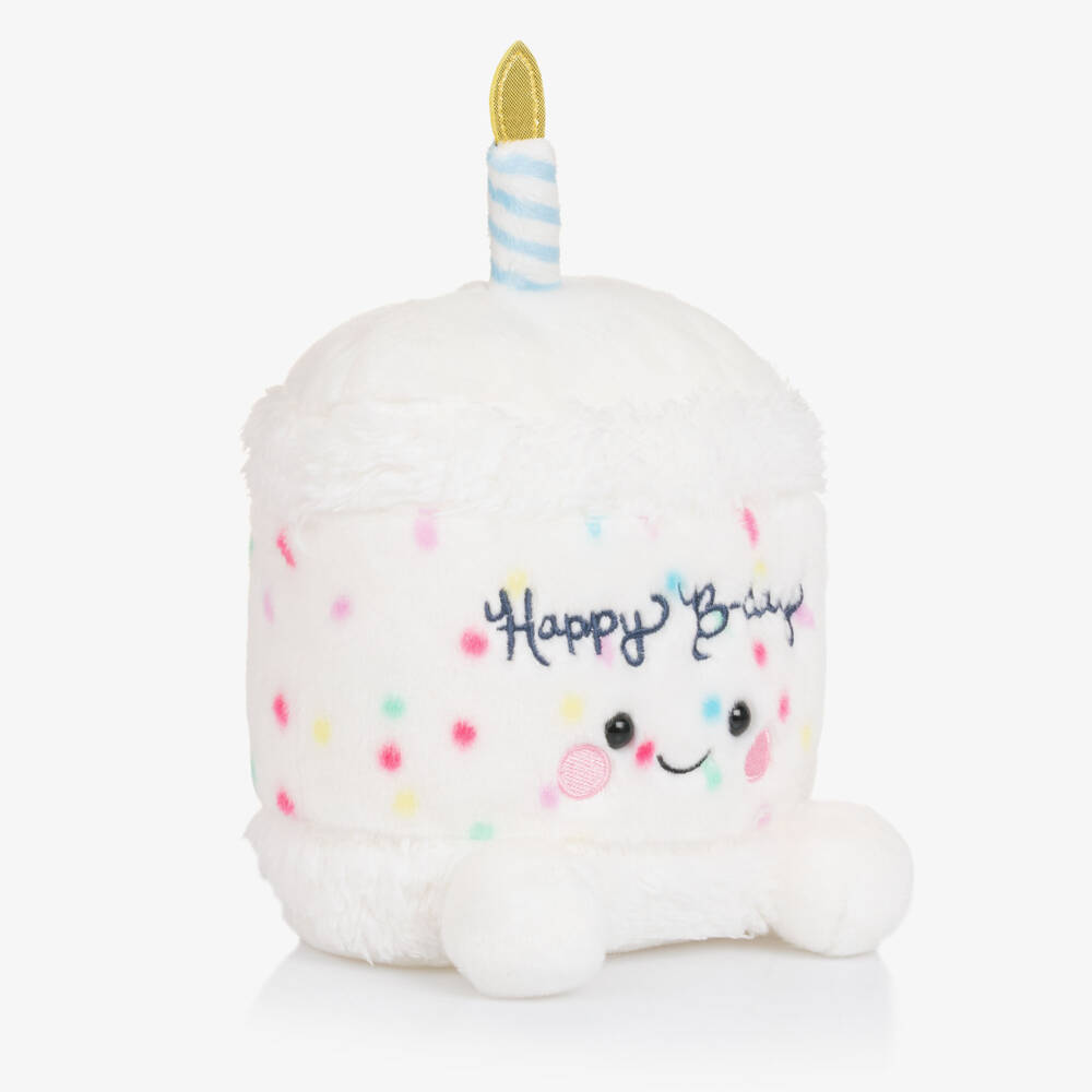 Aurora-White Happy Birthday Cake (20cm) | Childrensalon
