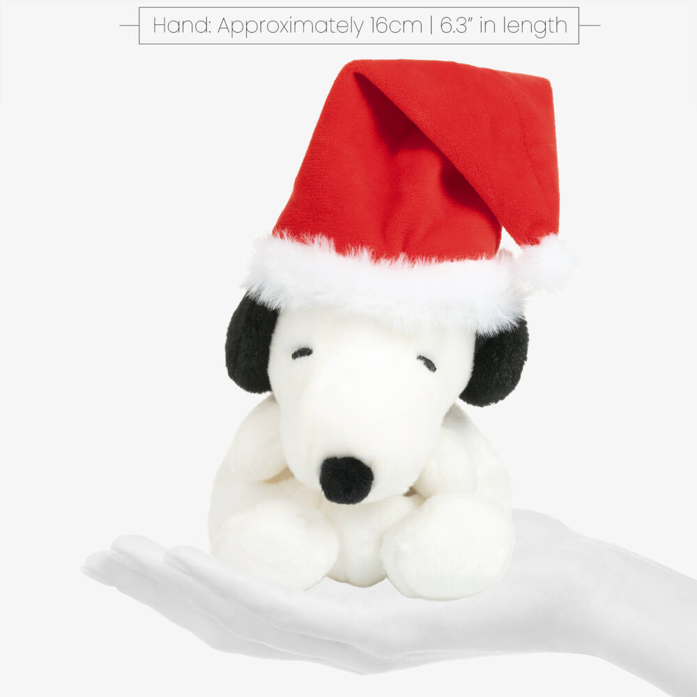 Aurora-White & Red Santa Snoopy Soft Toy (14cm) | Childrensalon