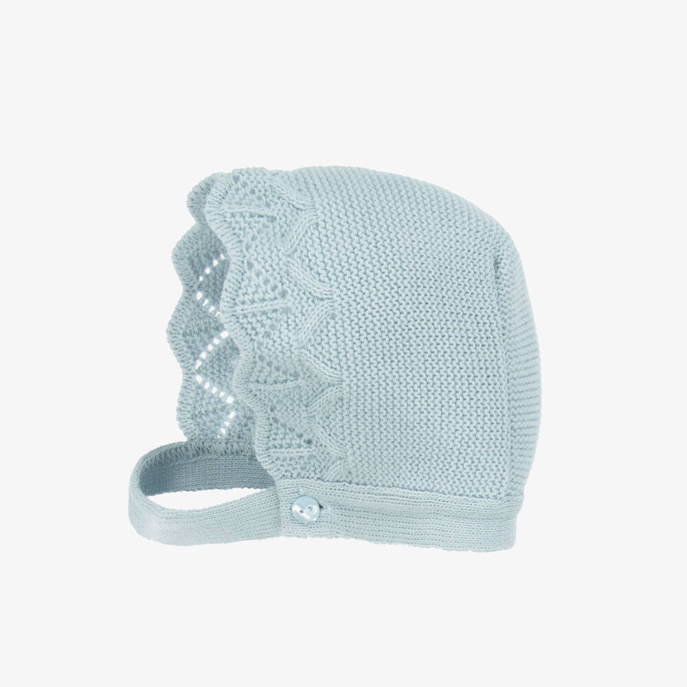 Babidu-Baby Boys Blue & Ivory Cotton Shorts Set | Childrensalon