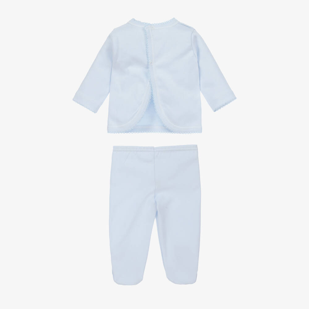 Babidu-Blue 2 Piece Babysuit | Childrensalon