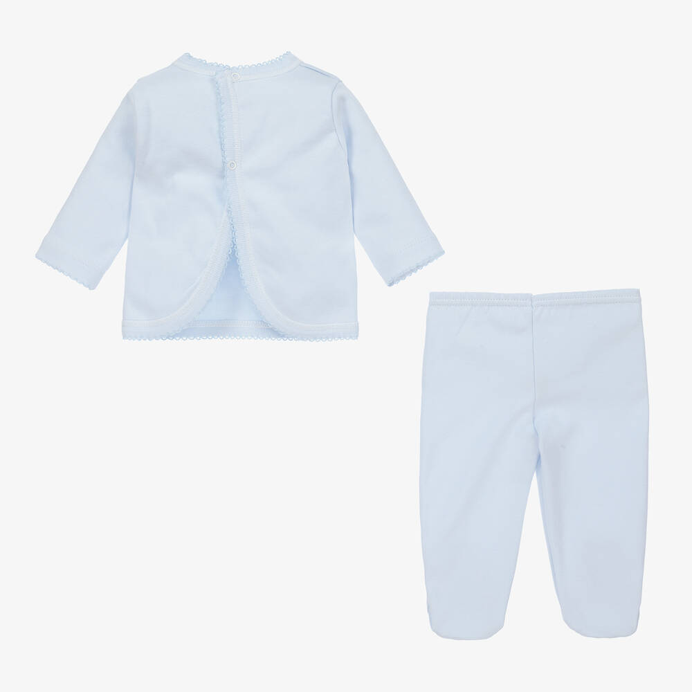 Babidu-Blue 2 Piece Babysuit | Childrensalon