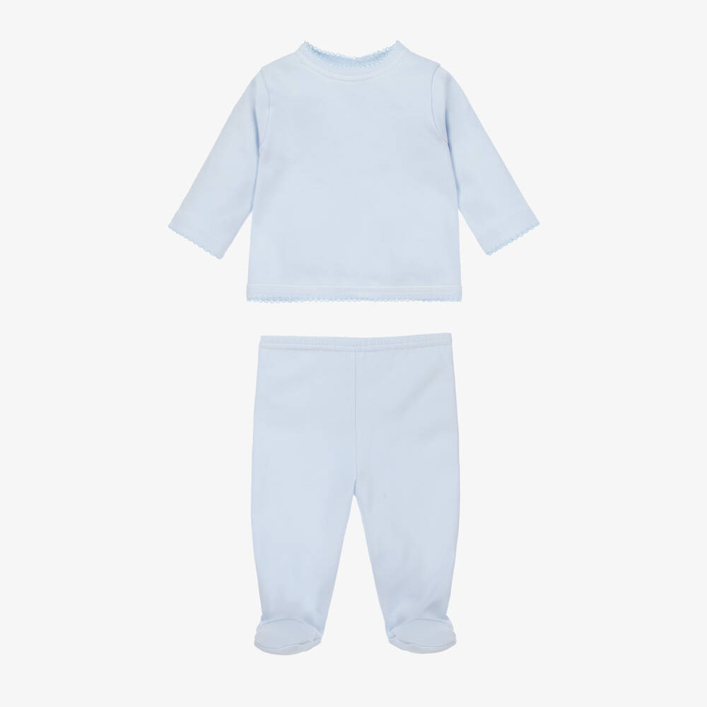 Babidu-Blue 2 Piece Babysuit | Childrensalon