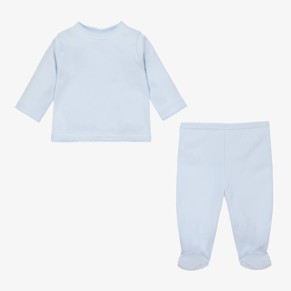 Babidu-Blue 2 Piece Babysuit | Childrensalon