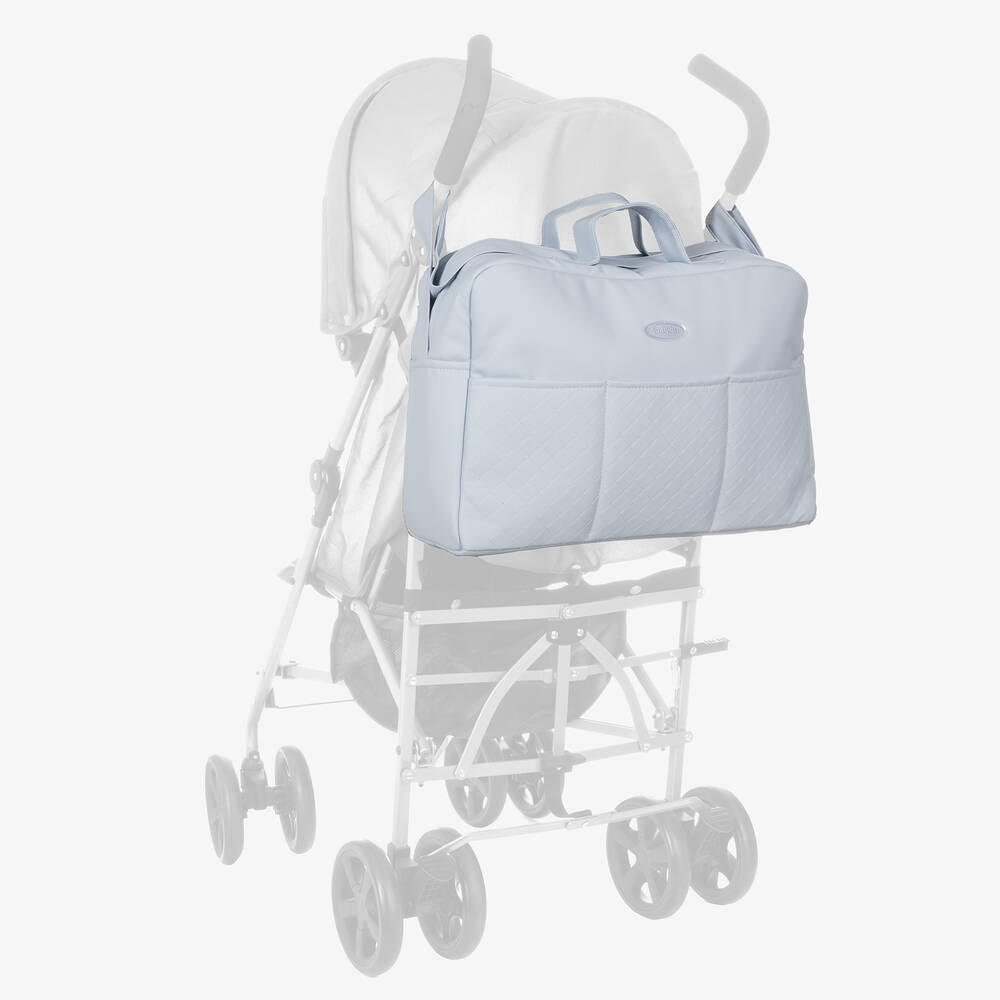 Babidu-Голубая пеленальная сумка (45см) | Childrensalon