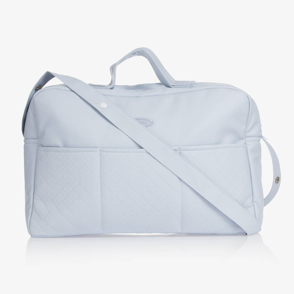Babidu-Голубая пеленальная сумка (45см) | Childrensalon