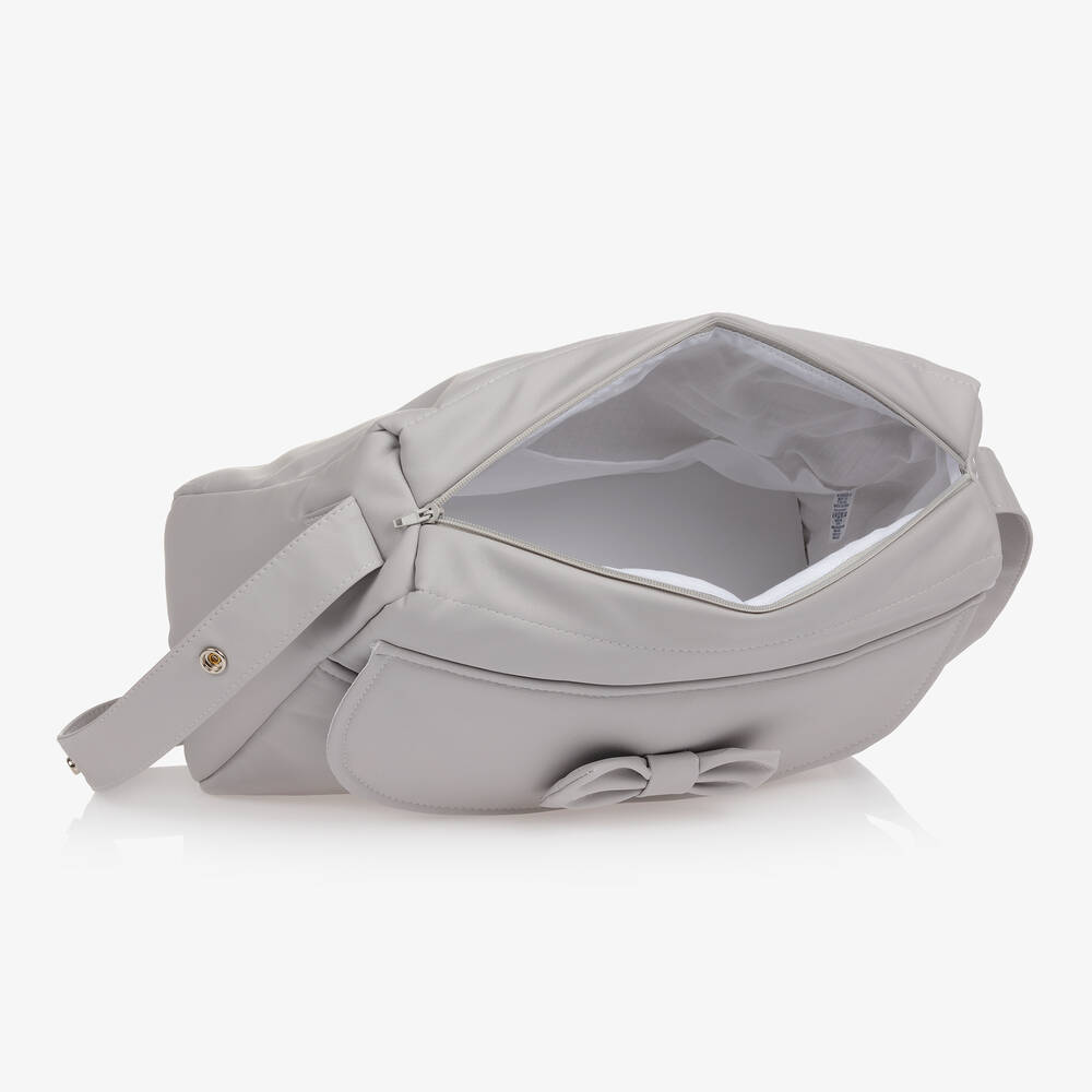 Babidu-Grey Changing Bag (36.5cm) | Childrensalon