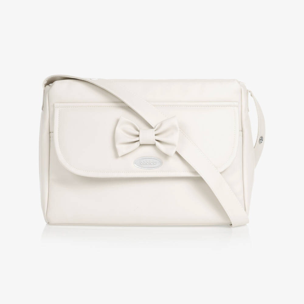 Babidu-Ivory Changing Bag (36.5cm) | Childrensalon