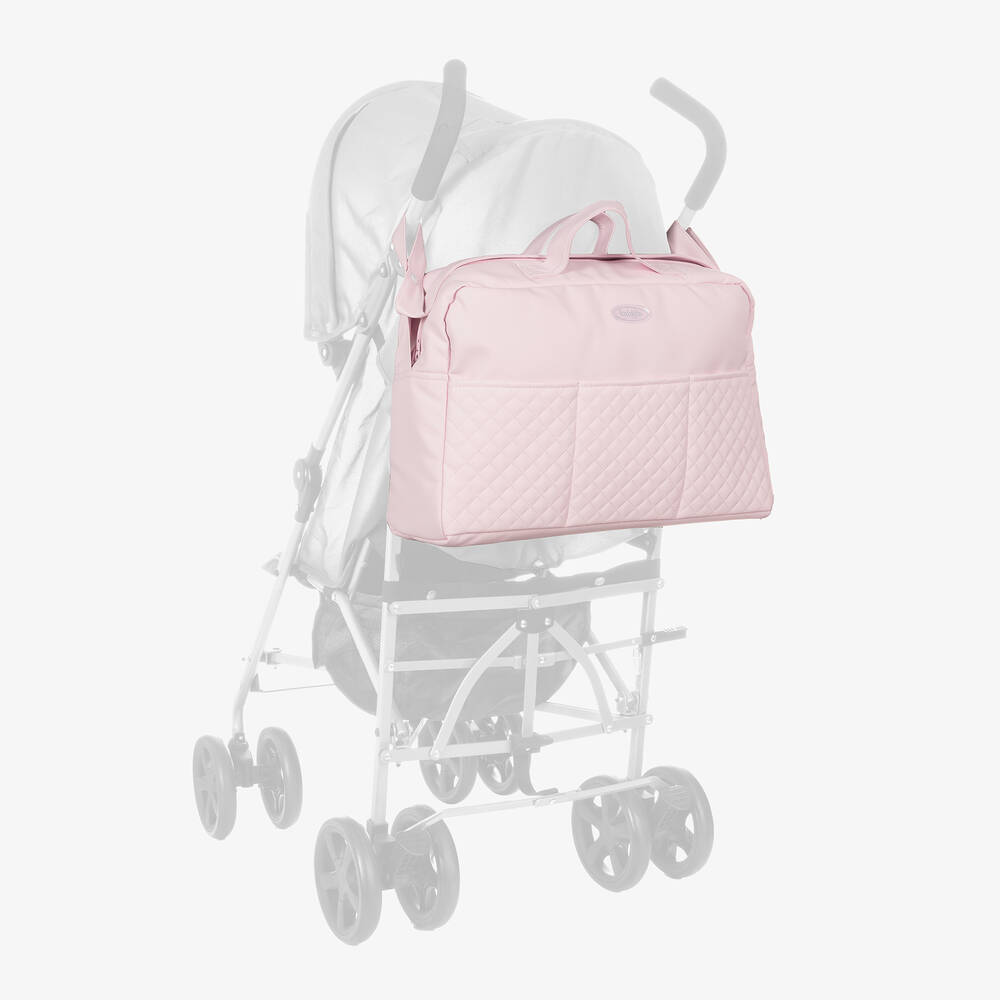 Babidu-Pink Baby Changing Bag (45cm) | Childrensalon