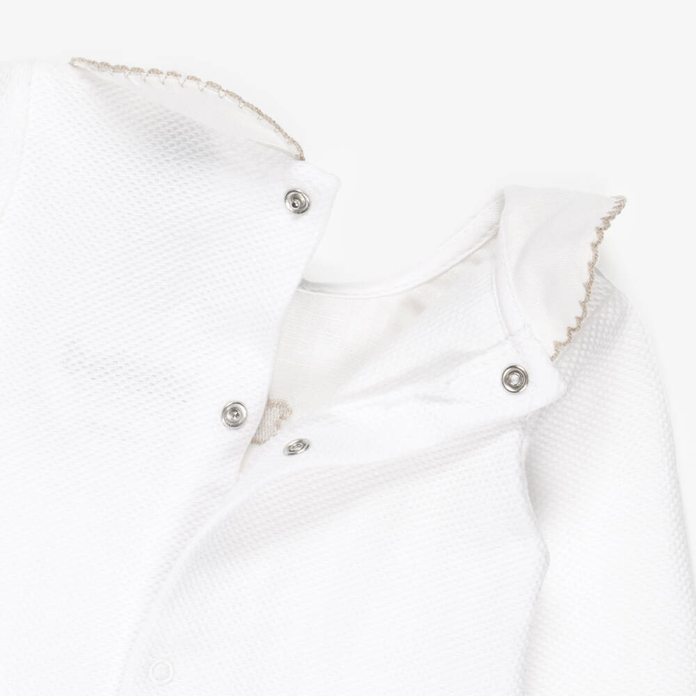 Babidu-أفارول بيبي غرو قطن لون أبيض للرضع | Childrensalon