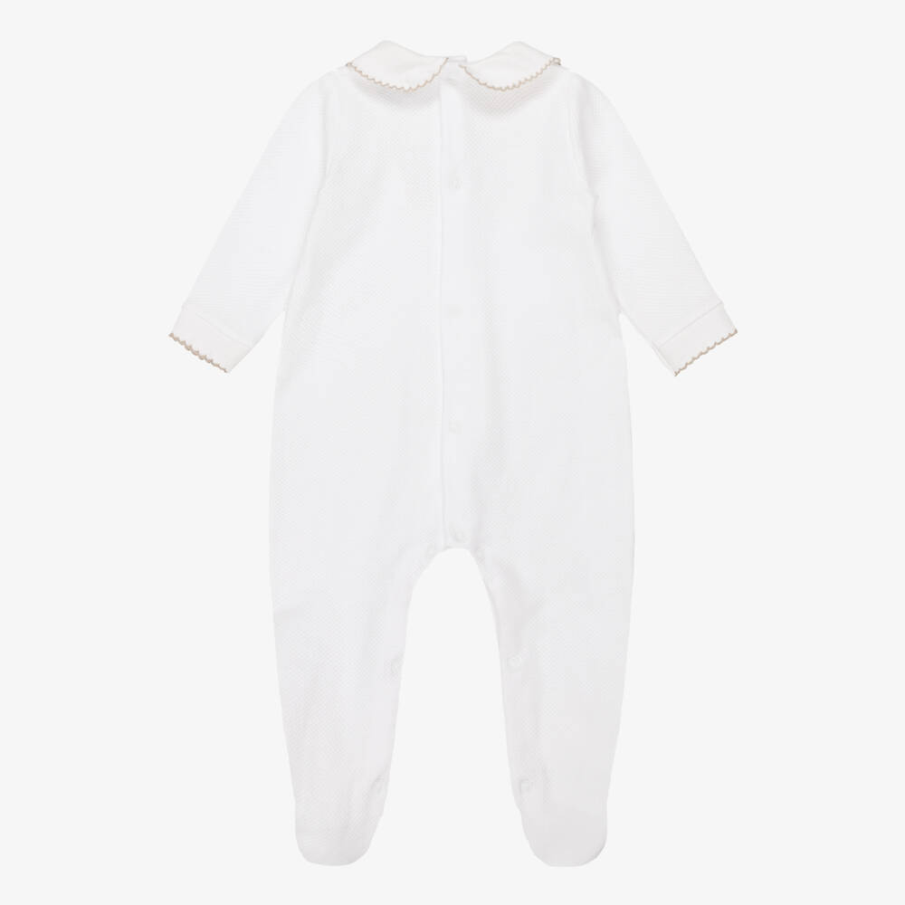 Babidu-أفارول بيبي غرو قطن لون أبيض للرضع | Childrensalon