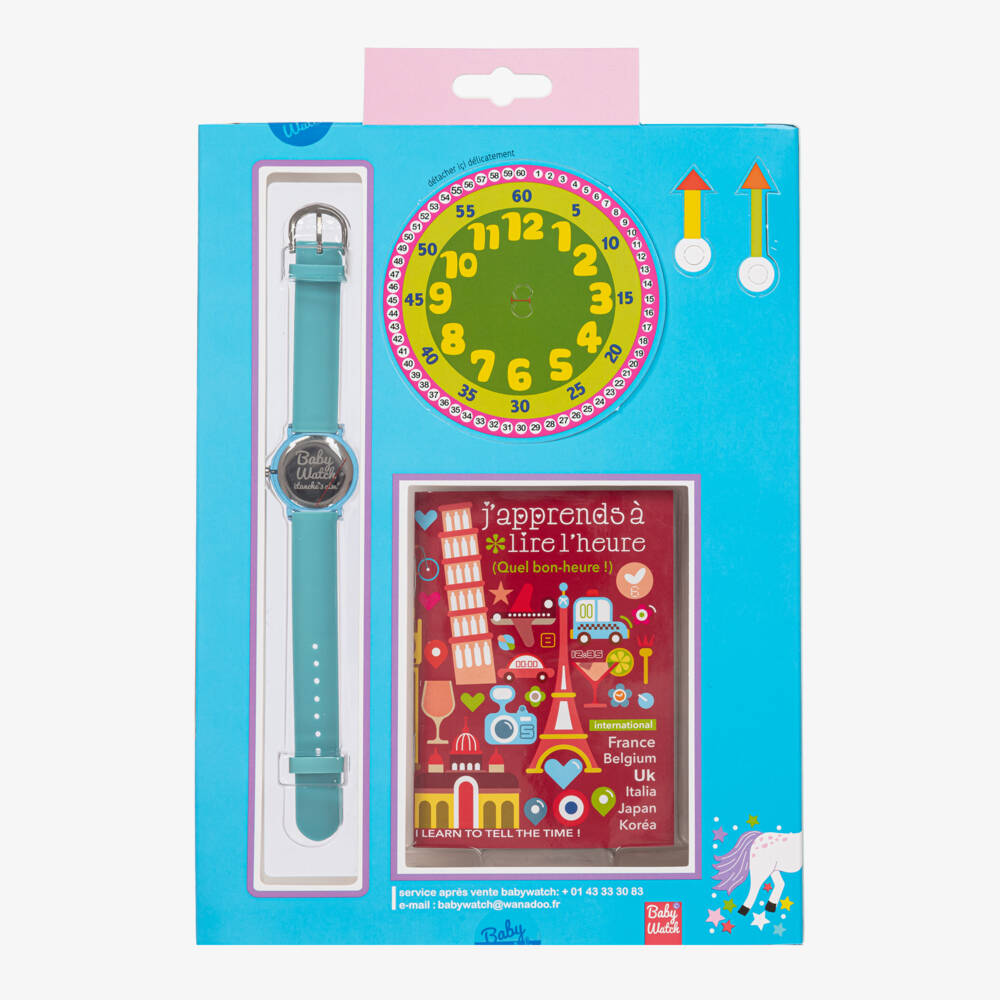 Baby Watch, Paris-Girls Blue Unicorn Watch | Childrensalon