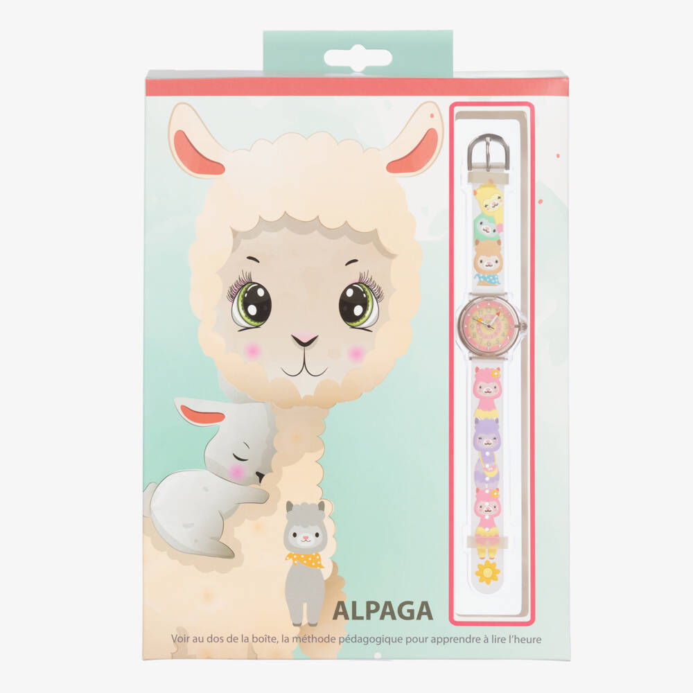 Baby Watch, Paris-Розовые часы с альпаками для девочек | Childrensalon