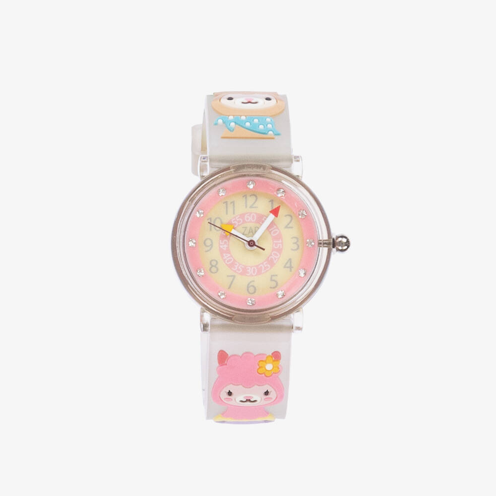 Baby Watch, Paris-Розовые часы с альпаками для девочек | Childrensalon