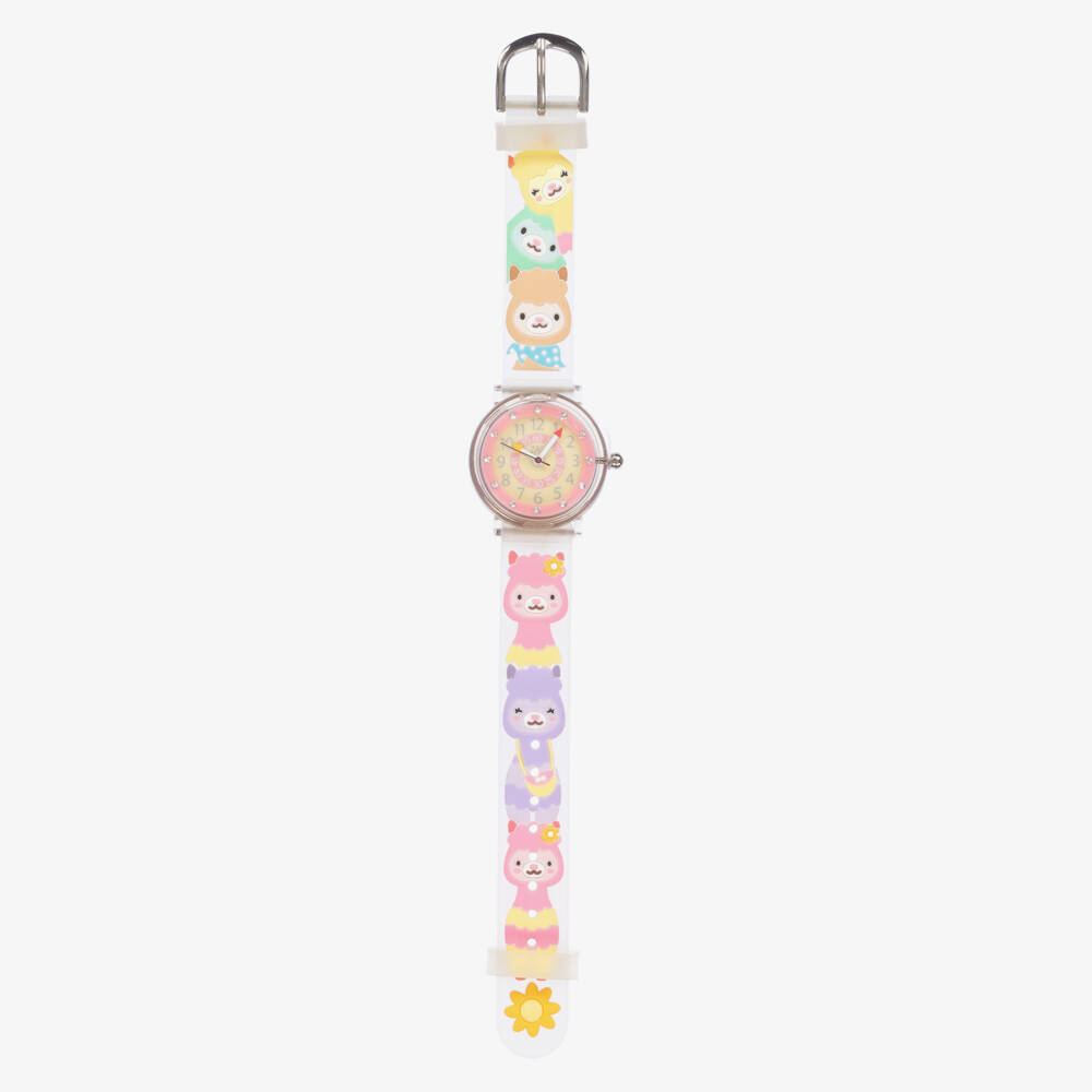 Baby Watch, Paris-Розовые часы с альпаками для девочек | Childrensalon