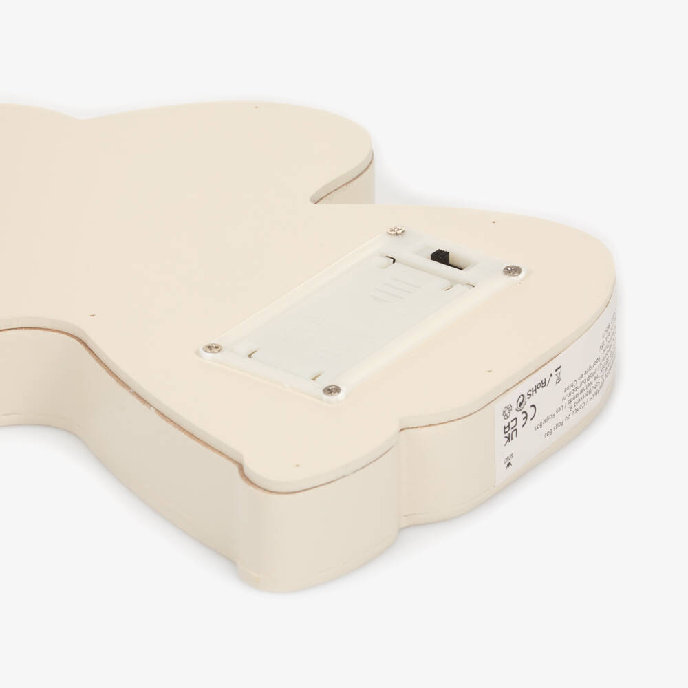 Bam Bam-Beige Wood Elephant Nightlight (20cm) | Childrensalon