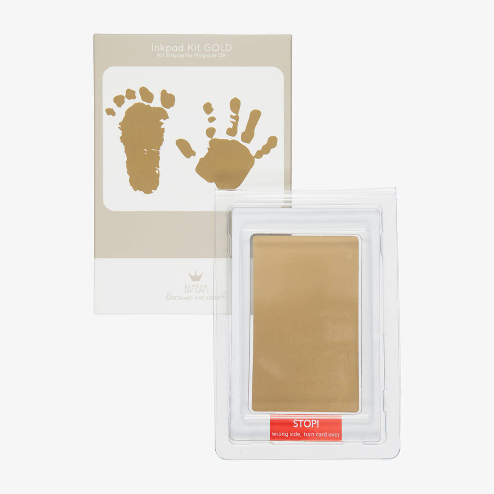 Bam Bam-Gold Ink Hand & Foot Print Kit | Childrensalon