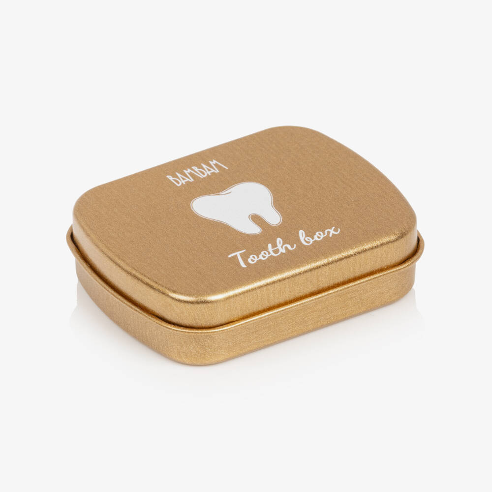 Bam Bam-Gold Tooth Box Keepsake (5.5cm) | Childrensalon