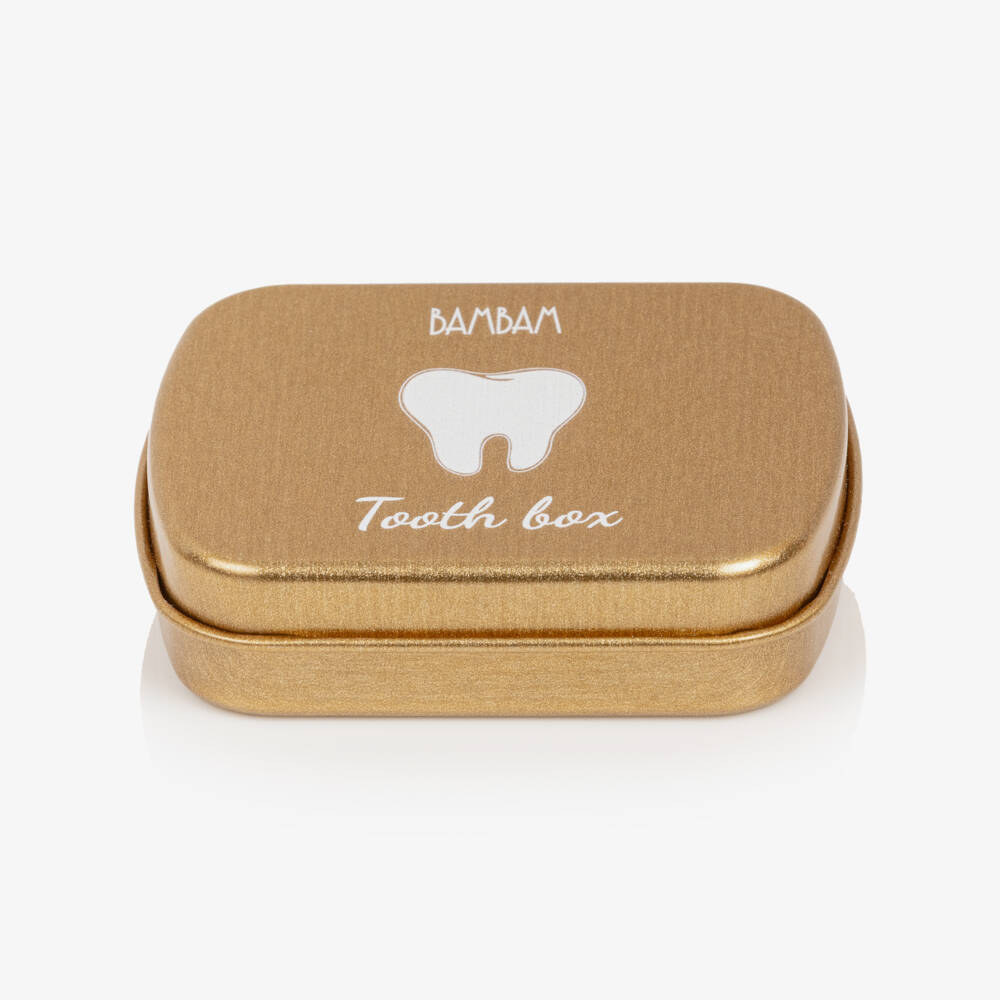 Bam Bam-Gold Tooth Box Keepsake (5.5cm) | Childrensalon