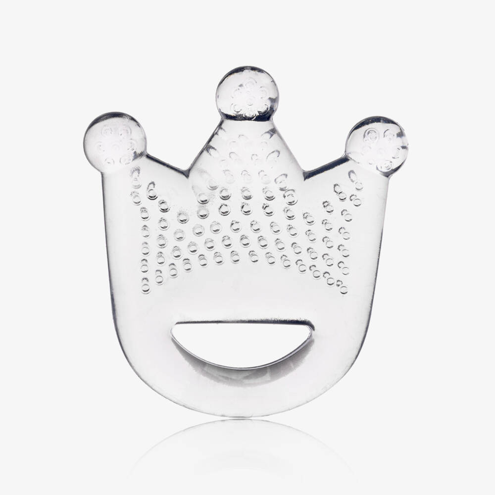 Bam Bam-Transparent Crown Teething Toy (9cm) | Childrensalon