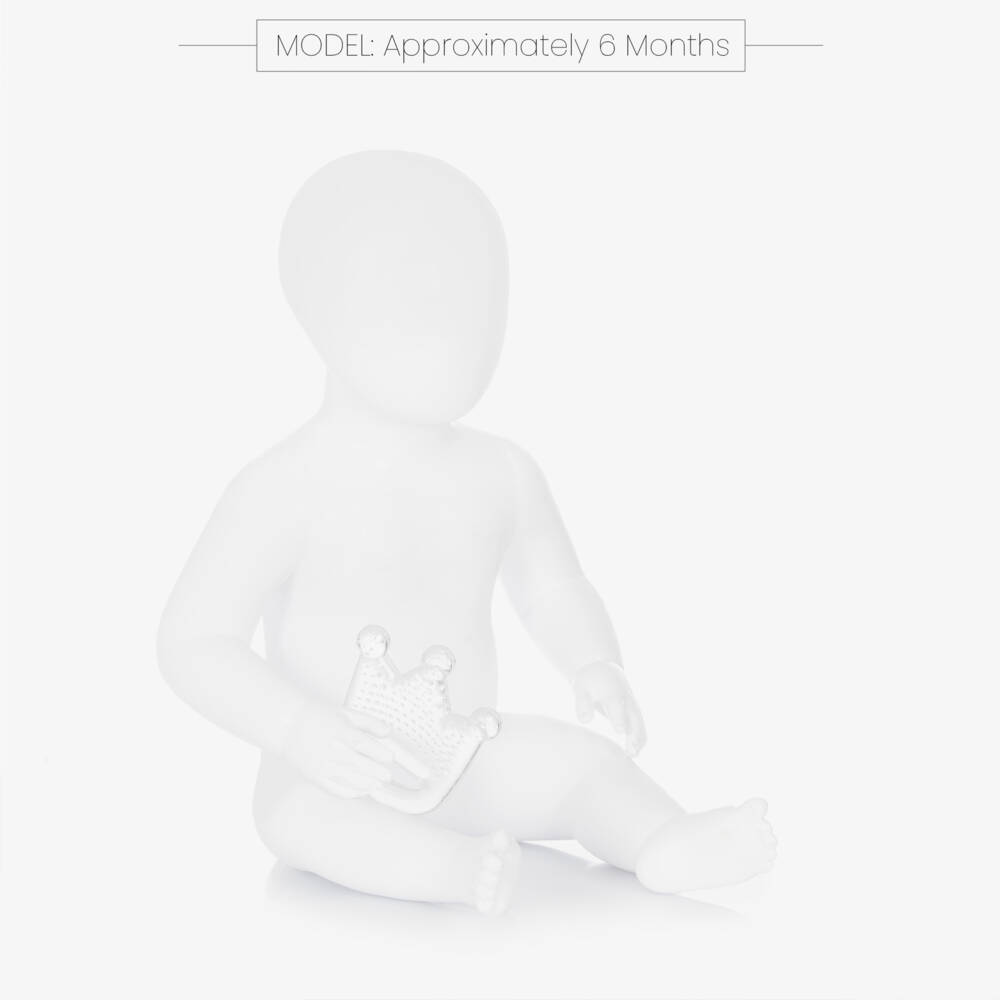 Bam Bam-Transparent Crown Teething Toy (9cm) | Childrensalon