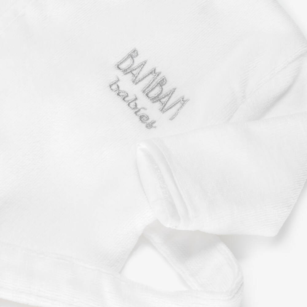 Bam Bam-White Bathrobe Baby Gift Set | Childrensalon
