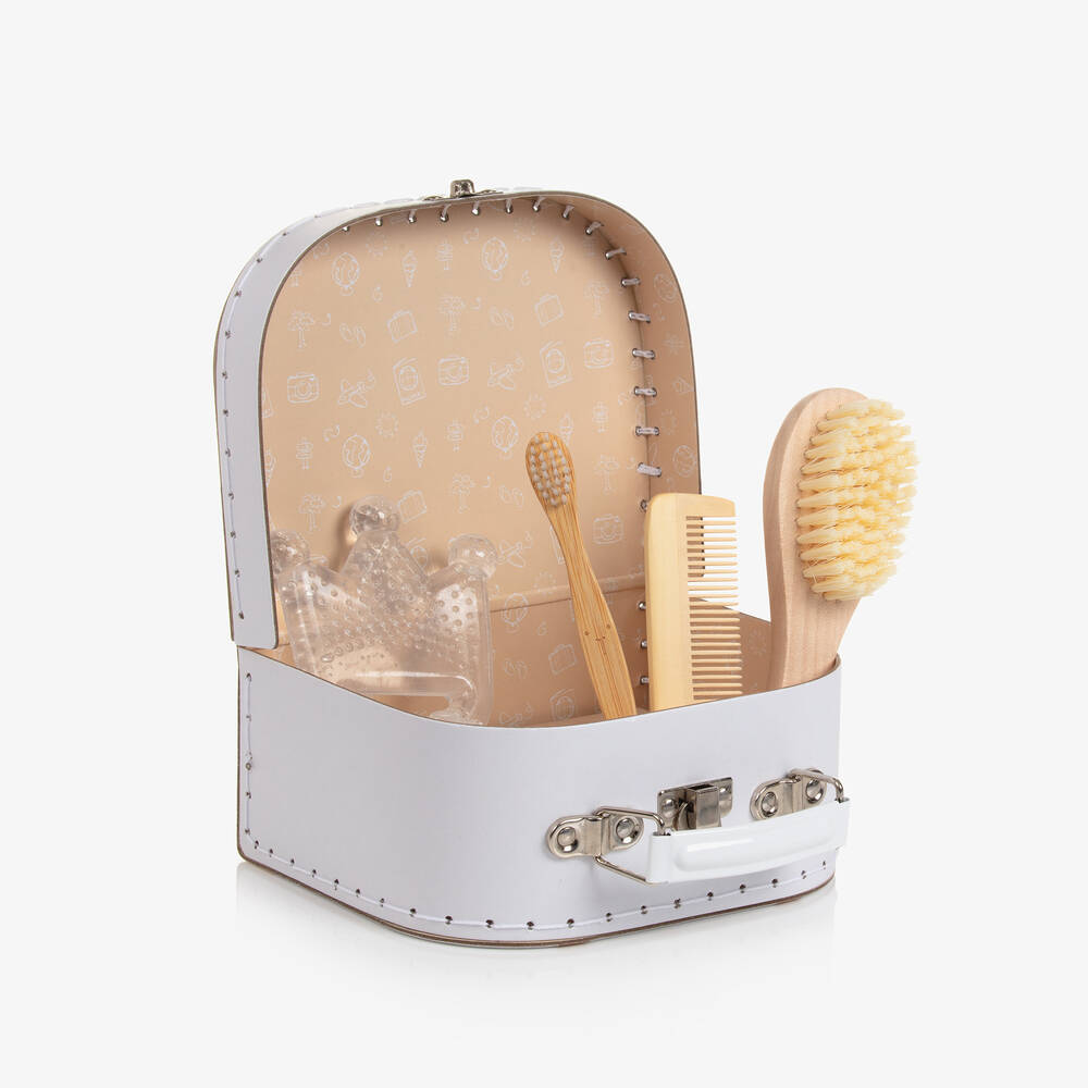 Bam Bam Sustainable-White Stay Time Gift Set | Childrensalon