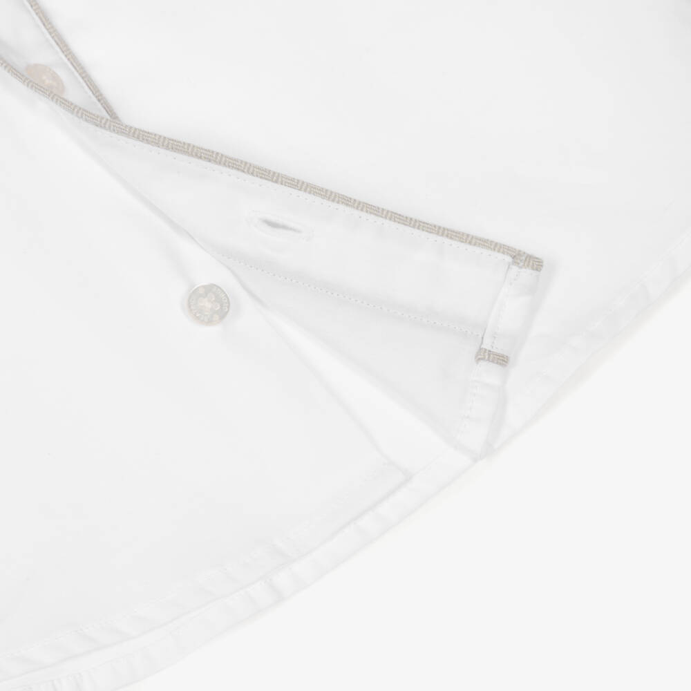 Beatrice & George-طقم أكثر من قطعة بنقشة هيرينغبون لون بيج للأولاد | Childrensalon