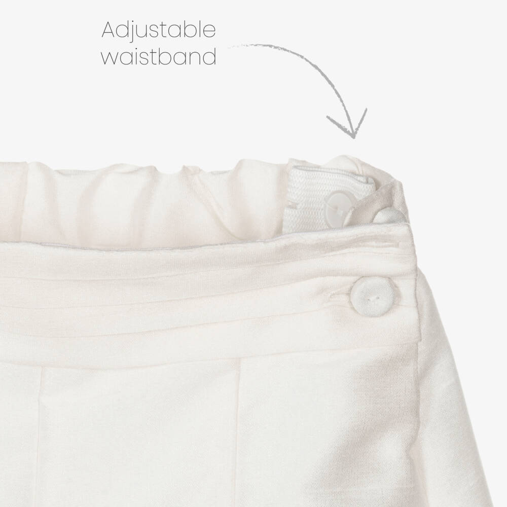 Beatrice & George-بِدلة رسمية لون أبيض وعاجي للأولاد | Childrensalon