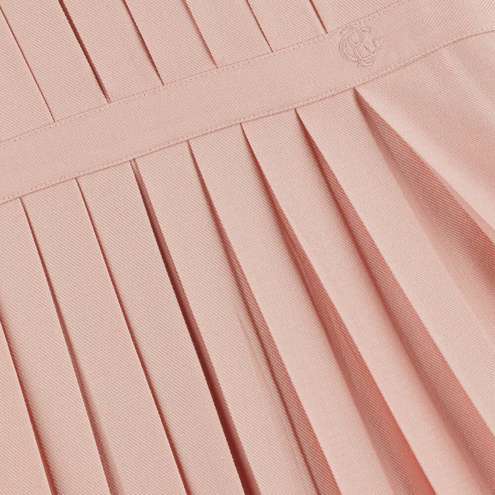 Beatrice & George-فستان فيسكوز بكسرات لون زهري | Childrensalon