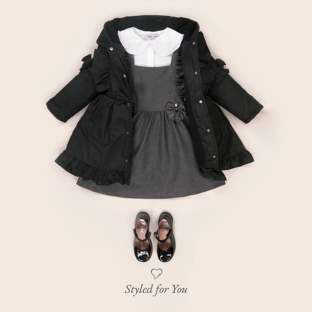 Beatrice & George-Girls White Cotton Blouse | Childrensalon