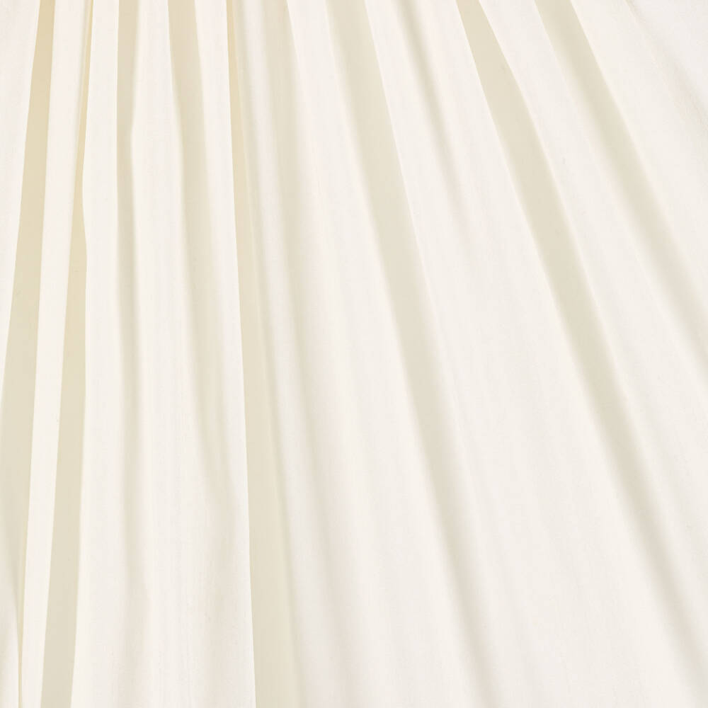 Beatrice & George-Ivory Hand-Smocked Dupion Ceremony Gown & Bonnet Set | Childrensalon