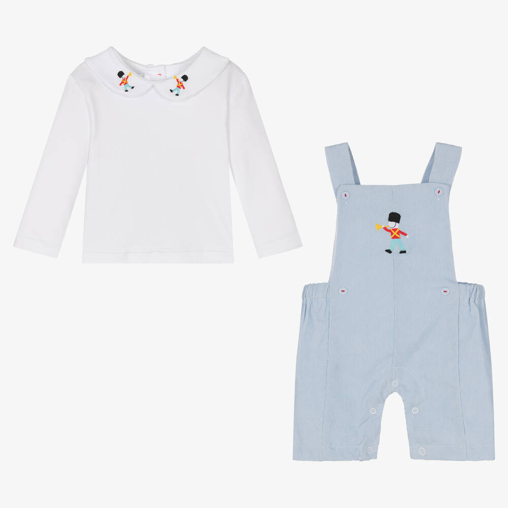 Beau KiD-Топ и голубой полукомбинезон | Childrensalon