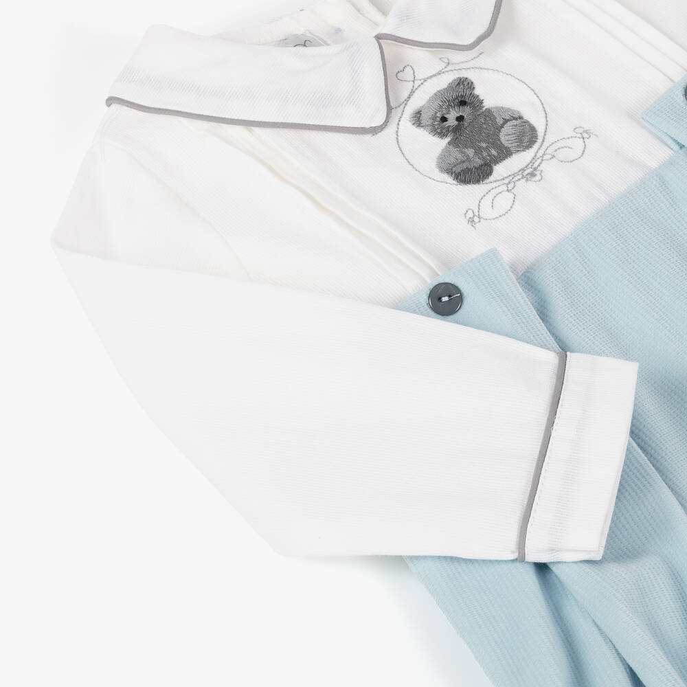 Beau KiD-Песочник кремово-голубой для мальчиков | Childrensalon