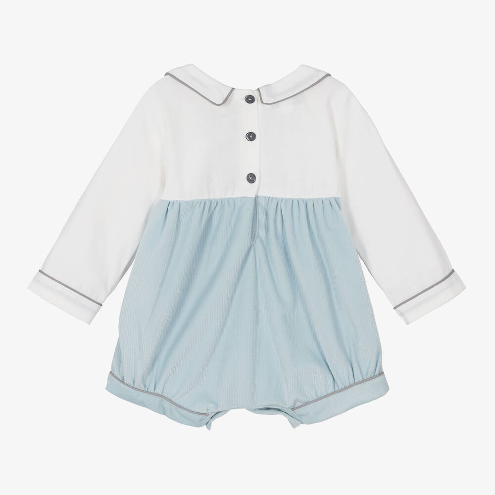 Beau KiD-Песочник кремово-голубой для мальчиков | Childrensalon