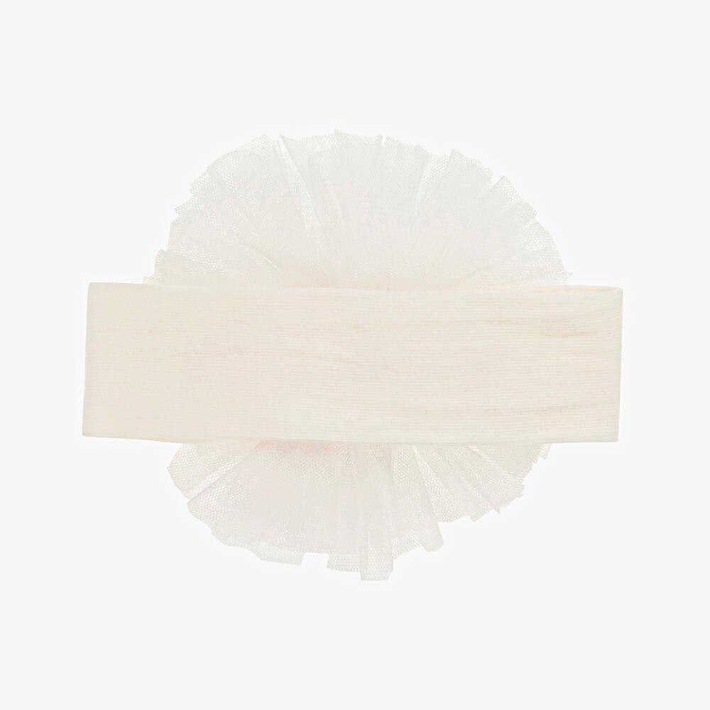 Beau KiD-Кремовая повязка на голову для малышек | Childrensalon