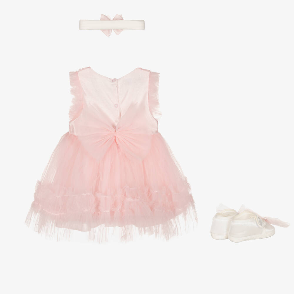 Beau KiD-Розовый комплект с платьем из тюля | Childrensalon