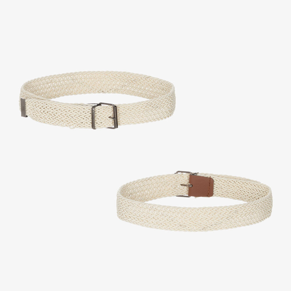 Beau KiD-Бежевый костюм с шортами в полоску для мальчиков | Childrensalon