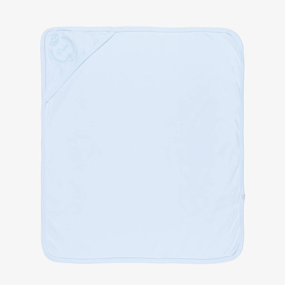 Beau KiD-Boys Blue Cotton Babysuit Set | Childrensalon