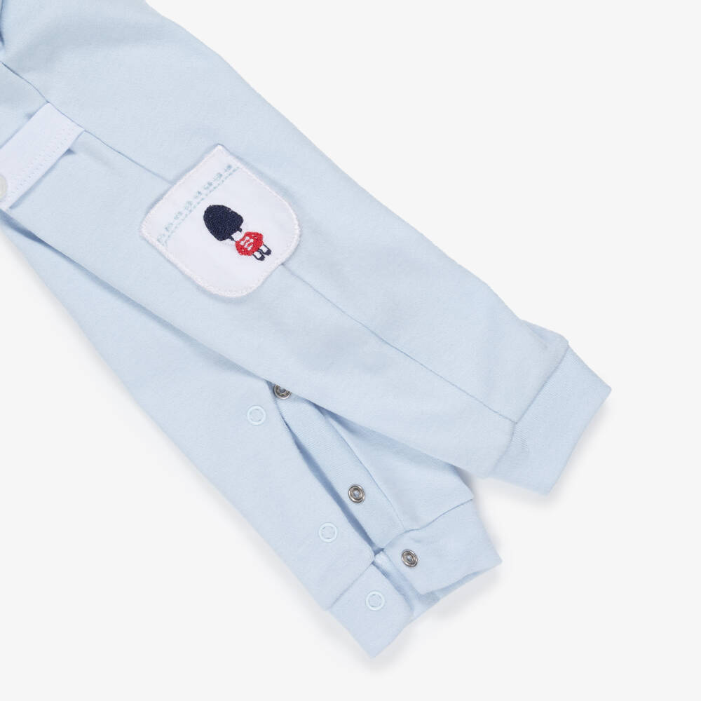 Beau KiD-Голубой комплект с ромпером из трех предметов для мальчиков | Childrensalon